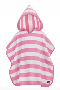 Pink Stripe Hooded Towel