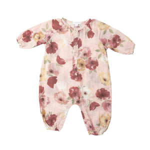 Bordeaux Peasant Romper