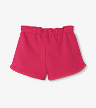 Load image into Gallery viewer, Fuchsia Paper Bag Shorts - Pink Yarrow