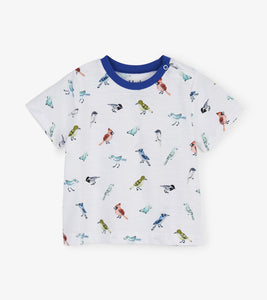 Watercolour Birds Baby Tee