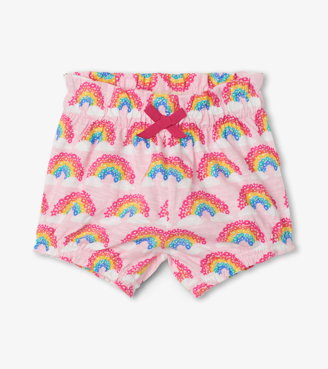 Magical Rainbows Baby Shorts - Candy Pink