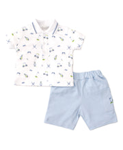 Load image into Gallery viewer, Double Bogey Bermuda Set MIX  - Light Blue
