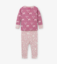 Load image into Gallery viewer, Darling Deer Organic Cotton Pajama Set
