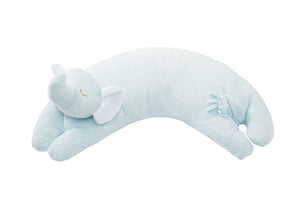 Blue Elephant Curved Nap Pillow