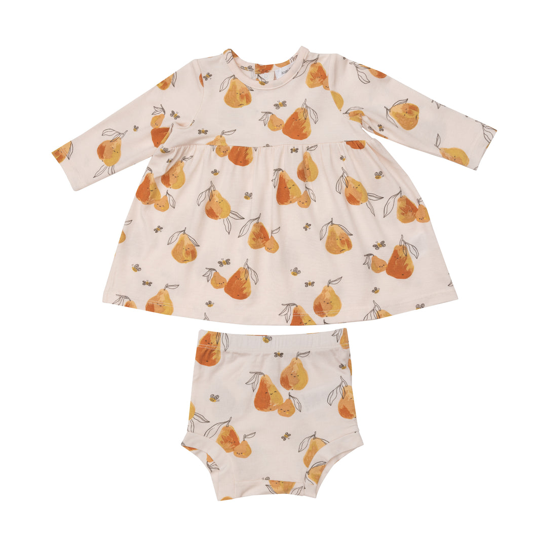 Pearfect Family Simple Dress +  Bloomer