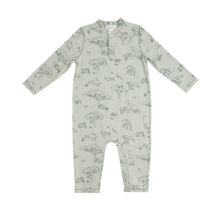 Load image into Gallery viewer, Safari Family Romper Green