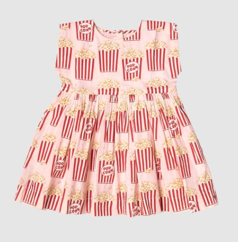 Girls Adaline Dress - Popcorn