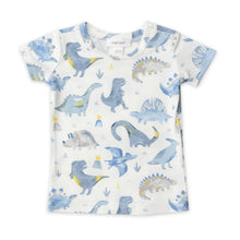 Load image into Gallery viewer, Dino Blue S/S Loungewear Set