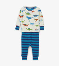 Load image into Gallery viewer, Dino Herd Organic Cotton Baby Pajama Set