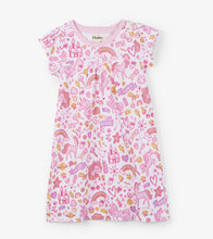 Load image into Gallery viewer, Unicorn Doodles Nightdress
