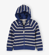 Load image into Gallery viewer, Nautical Stripes Hoodie/Shorts Set