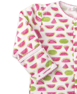 Whimsical Watermelons Footie PRT - Fuchsia
