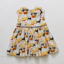 Load image into Gallery viewer, Girls Fatima Dress - Dog Park - Multi Dogs