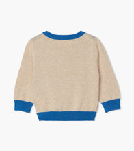 Load image into Gallery viewer, Cheerful Bear V-Neck Baby Sweater