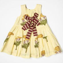 Load image into Gallery viewer, Girls Eloise Dress - Yellow Marigold