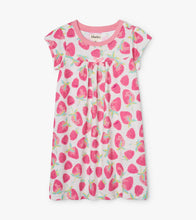 Load image into Gallery viewer, Delicious Berries Short Sleeve Night Dress - Moon Goddess