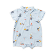 Load image into Gallery viewer, Pelicans/Blue Polo Shortie