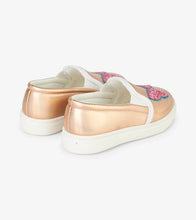 Load image into Gallery viewer, Shimmer Butterflies Slip On Sneaker - Pink