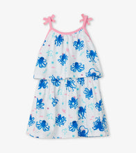 Load image into Gallery viewer, Pretty Octopuses Baby Layered Dress - White