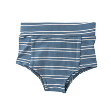 Load image into Gallery viewer, Seashore Stripe/Blue Peplum &amp;  Bloomer