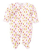 Load image into Gallery viewer, Prismatic Pineapples Footie PRT - Fuchsia