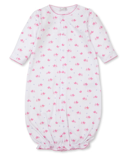 Breaching Whales Conv Gown PRT - Fuchsia