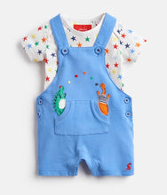 Load image into Gallery viewer, Wade Jersey Applique Dungarees and T-Shirt Set