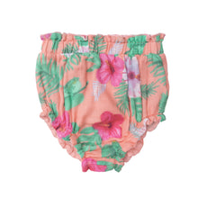 Load image into Gallery viewer, Hibiscus/Pink Pinafore &amp; High Waisted  Diaper Cover