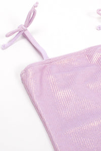 1pc & Paillette Skirt - Lilac