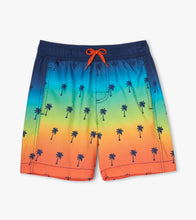 Load image into Gallery viewer, Tropical Palms Swim Trunks - Bluebird