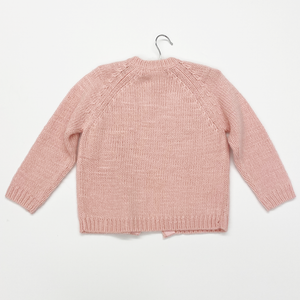 Girls Blossom Sweater - Rose Pink