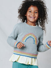 Load image into Gallery viewer, Rainbow Pompom Sweater