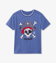 Load image into Gallery viewer, Pirate Graphic Tee - Moonlight Blue