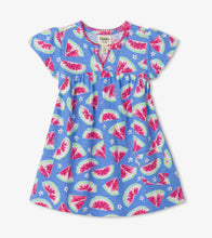 Load image into Gallery viewer, Watermelon Slices Baby Puff Dress - Jacaranda