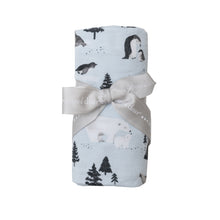 Load image into Gallery viewer, Arctic Animals Swaddle Blanket