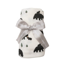 Load image into Gallery viewer, Black Bears Swaddle Blanket