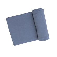 Load image into Gallery viewer, Basics Tempest Blue Swaddle Blanket