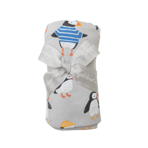 Puffins Swaddle Blanket