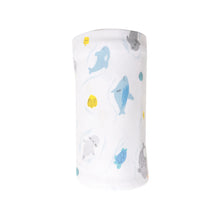 Load image into Gallery viewer, Big Splash/White Swaddle Blanket