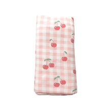 Load image into Gallery viewer, Cherry / Pink Swaddle Blanket
