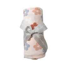 Load image into Gallery viewer, Daisy Hearts/Pink Swaddle Blanket