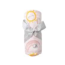 Load image into Gallery viewer, Inky Bees/Pink Swaddle Blanket