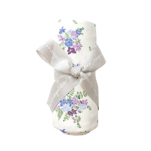 Load image into Gallery viewer, Lily Of The Valley/ White Swaddle  Blanket