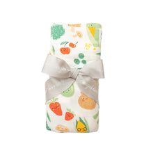 Load image into Gallery viewer, Veggie Life/White Swaddle Blanket
