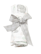 Load image into Gallery viewer, Elephants Swaddle Blanket 45X45