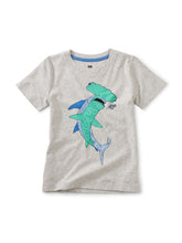 Load image into Gallery viewer, Happy Hammerhead Graphic Tee - Light Grey Heather