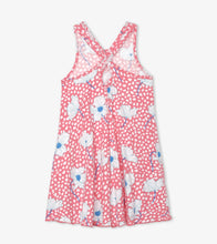 Load image into Gallery viewer, Delicate Flowers Trapeze Dress - Sugar Coral
