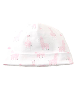 Llama Luv Hat - Pink Print