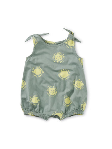 Tie Shoulder Baby Romper - Sun at the Sea