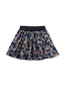 Twirl Skirt - Wildflower Patch in Indigo